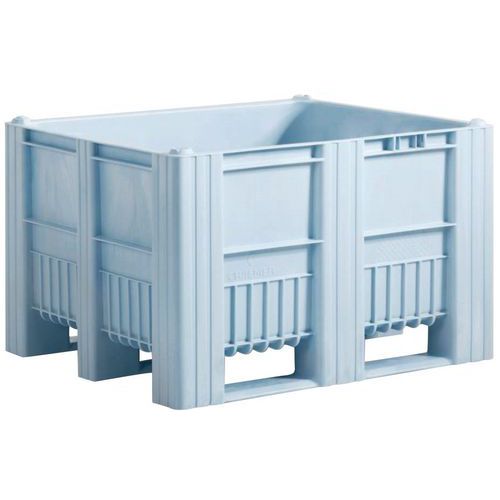 Caisse-palette plastique monobloc - 3 semelles Caisse-palette plastique monobloc - 3 semelles