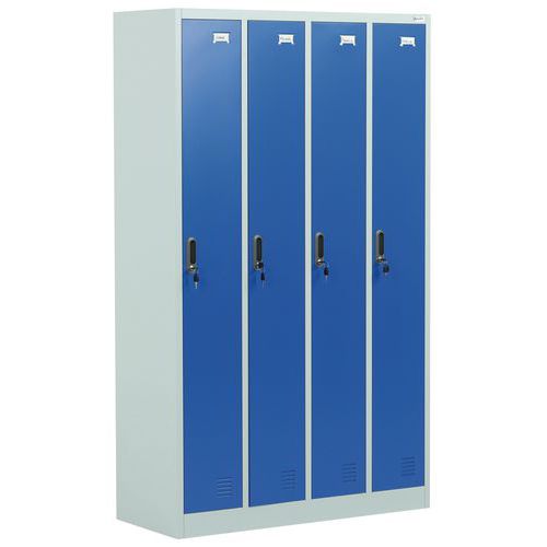 Vestiaire industrie propre 4 colonnes - A monter - Manutan