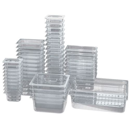 Couvercle bac gastronormes copolyester GN 1/1 transparent