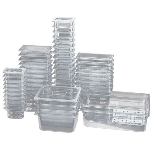 Couvercle bac gastronormes copolyester GN 1/3 transparent