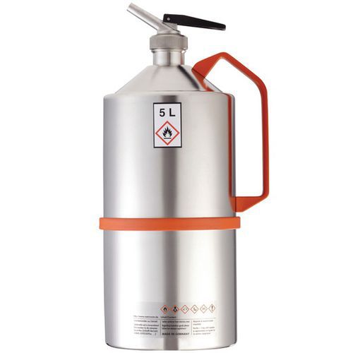 Bidon de sécurité inox - Capacité 1 à 5 L