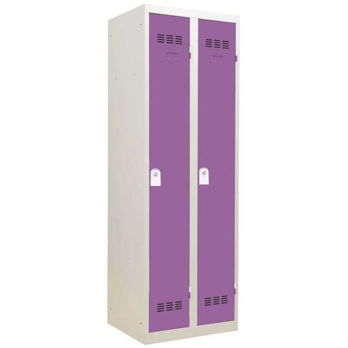 Vestiaire industrie propre - Largeur 300 mm - 2 colonnes - Vinco