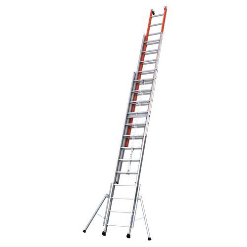 Echelle Isolex coulisse à corde 3 plans - Tubesca