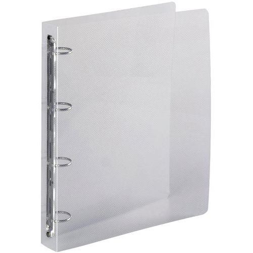 Classeur 4 anneaux 30 mm polypropylène crystal - a4 maxi
