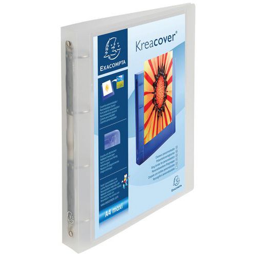 Classeur 4 anneaux 30mm PP chromaline krea cover A4 maxi Classeur 4 anneaux 30mm PP chromaline krea cover A4 maxi