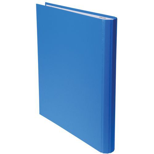 Classeur rembordé PP dos arrondi 4 anneaux ronds 30mm