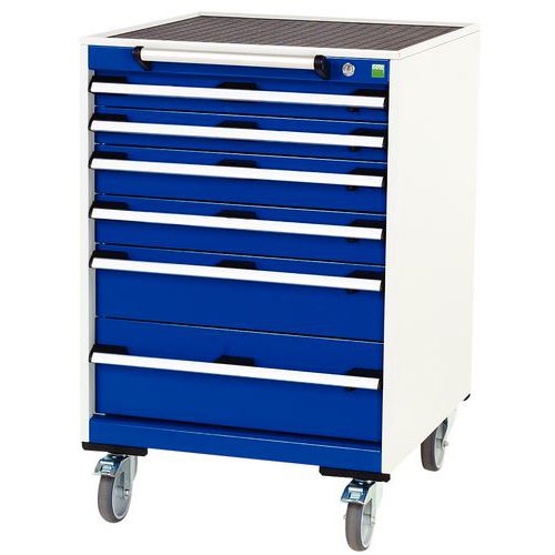 Armoire à tiroirs mobile Cubio - Largeur 65 cm