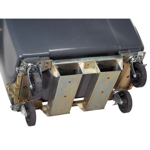 Conteneur mobile SULO - Passage de fourche - Tri des déchets  - 1000 L