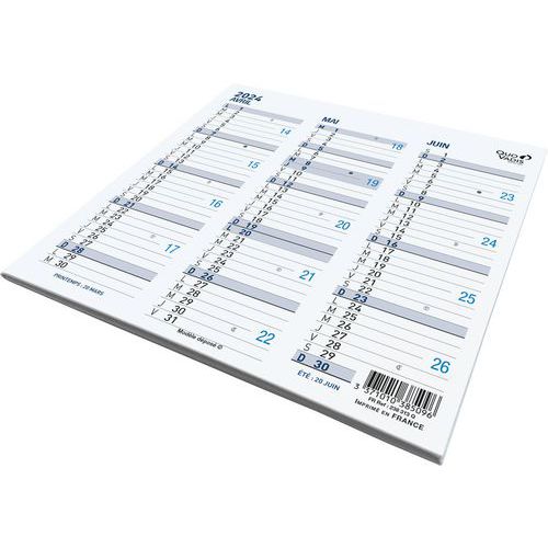 Calendrier origami 13 - 26 x 13cm - Année 2024 - Quo Vadis