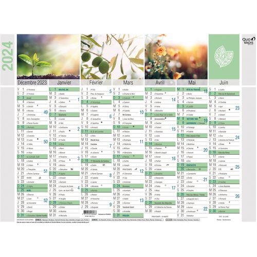 Calendrier 2024 BANQUE 18X13,5 Equology par 10 - Quo Vadis