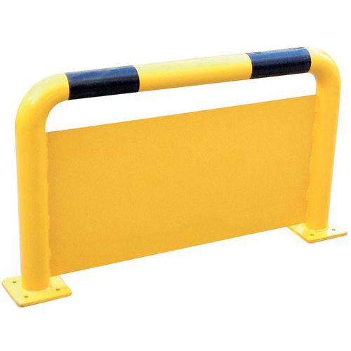 Barrière de protection avec plaque anti-encastrement - Noir/jaune Barrière de protection avec plaque anti-encastrement - Noir/jaune