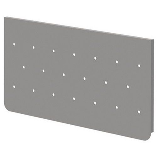 Voile de fond Pure - Aluminium