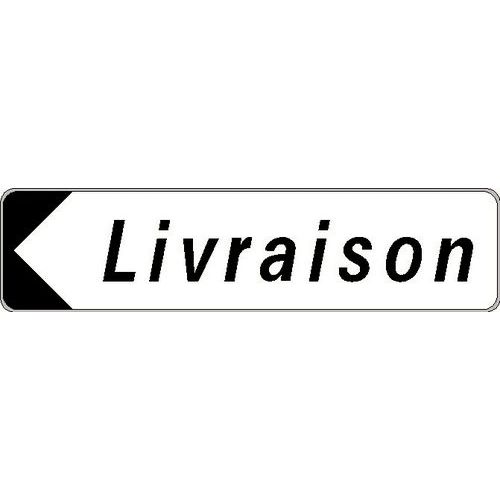 Panneau directionnel standard - Livraison - Longueur 500 mm