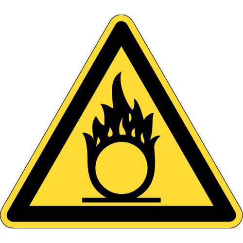 Panneau de danger - Danger matières comburantes - Rigide