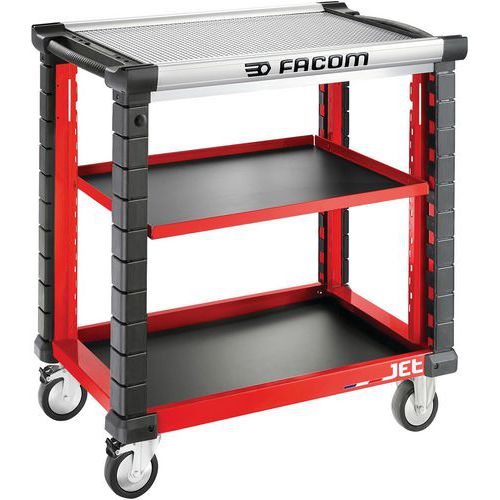 Chariot d'atelier Jet 3 etageres M4 - Facom Chariot d'atelier Jet 3 etageres M4 - Facom