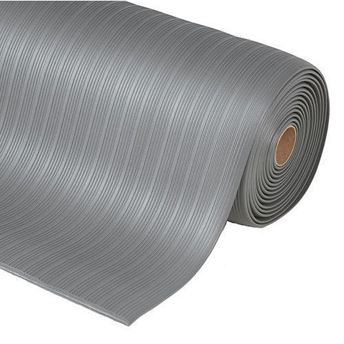 Tapis antifatigue Airug strié - largeur 90 cm - Gris - Notrax