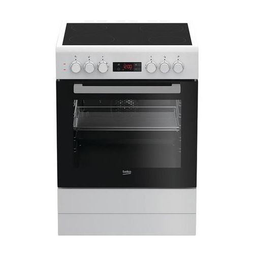 Cuisinière vitrocéramique-Largeur 60 cm-Beko-FSE67300WCS Cuisinière vitrocéramique-Largeur 60 cm-Beko-FSE67300WCS