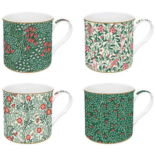 Coffret 4 mugs 30cL Floral Fantasy - Easy Life
