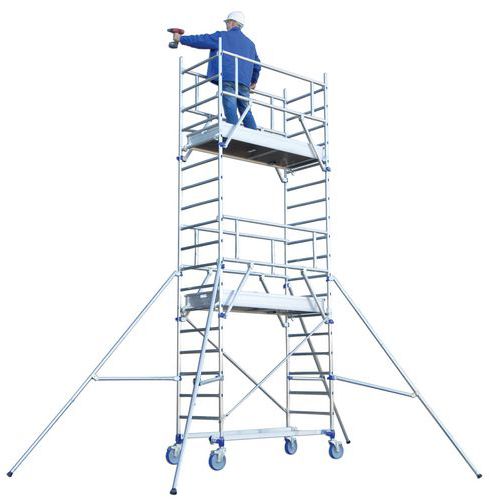 Echafaudage roulant aluminium Totem 2 box 180 - Tubesca