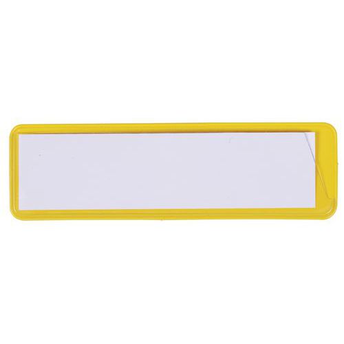 Porte-étiquette couleur adhésif ou magnétique - Manutan Expert