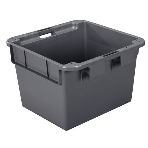 Bac gerbable grand format - Unicolore - Longueur 620 à 800 mm - 90 à 145 L - Schoeller Allibert Bac gerbable grand format - Unicolore - Longueur 620 à 800 mm - 90 à 145 L - Schoeller Allibert