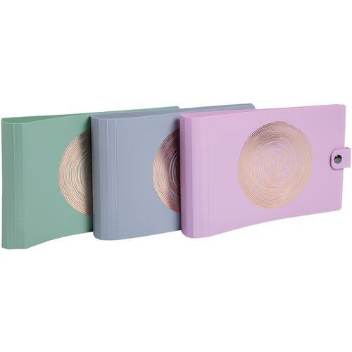 Classeur Ellipse pour fiches bristol - lot de 10 assortis - Exacompta Classeur Ellipse pour fiches bristol - lot de 10 assortis - Exacompta