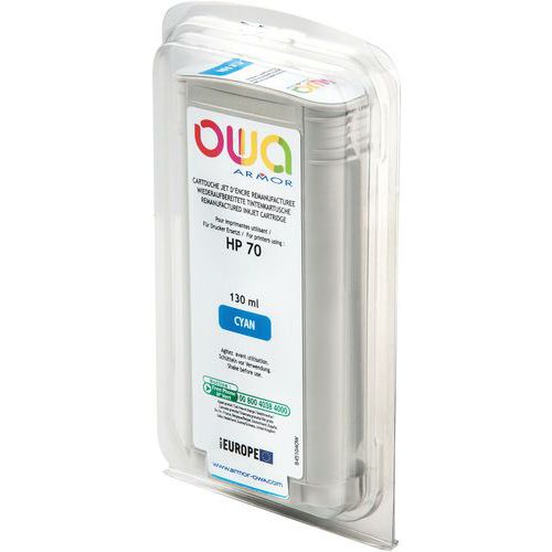 Cartouche d'encre traceur remanufacturée HP 70 - Owa
