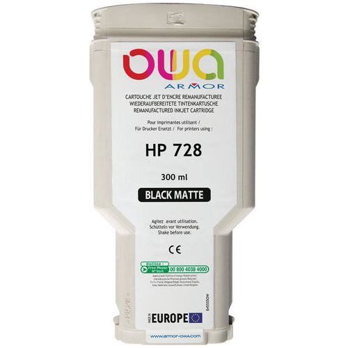 Cartouche d'encre traceur remanufacturée HP 728 - Owa