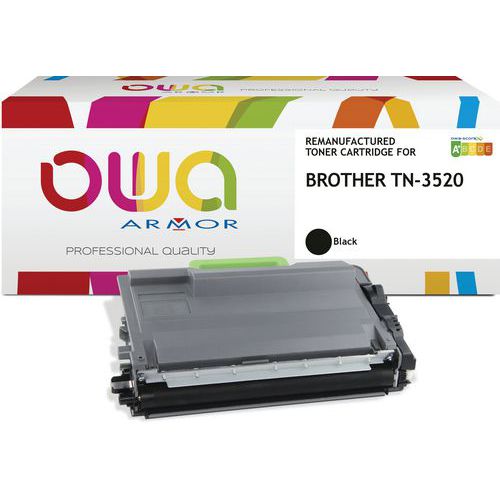Toner remanufacturé Brother TN-3520 - Noir - Owa