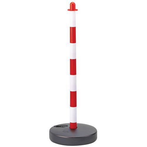 Potelet plastique sur coupelle ronde_Mottez Potelet plastique sur coupelle ronde_Mottez