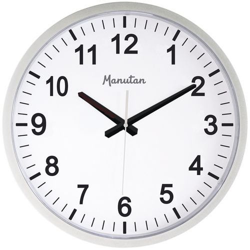 Horloge murale à quartz - Manutan