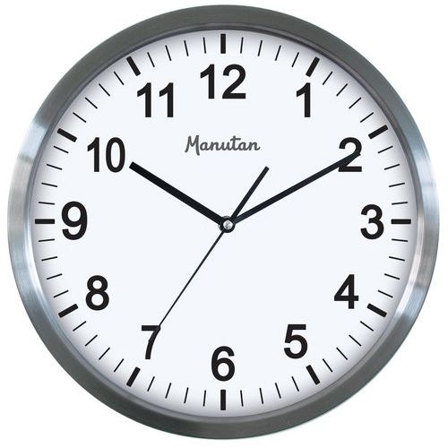 Horloge murale à quartz - Manutan
