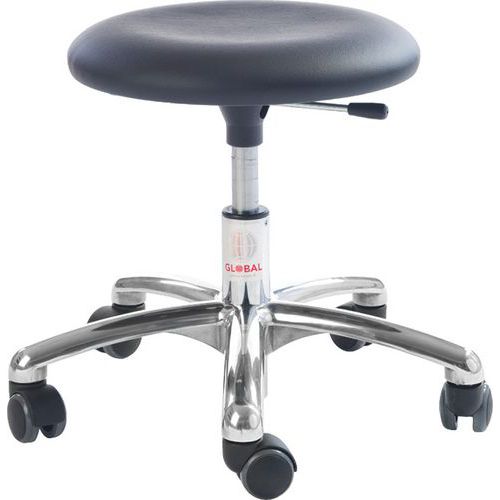 Tabouret rembourré Beta Alu50-Global Stole