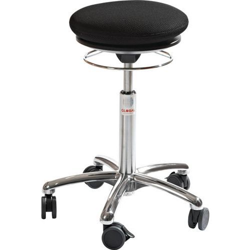Tabouret rembourré ergonomique Pilates Alu50-Global Stole