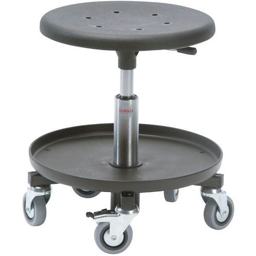 Tabouret polyuréthane Sigma 400P plateau - Global Professional Seating