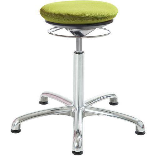 Tabouret rembourré en tissu - Pilates Alu50-Global Stole