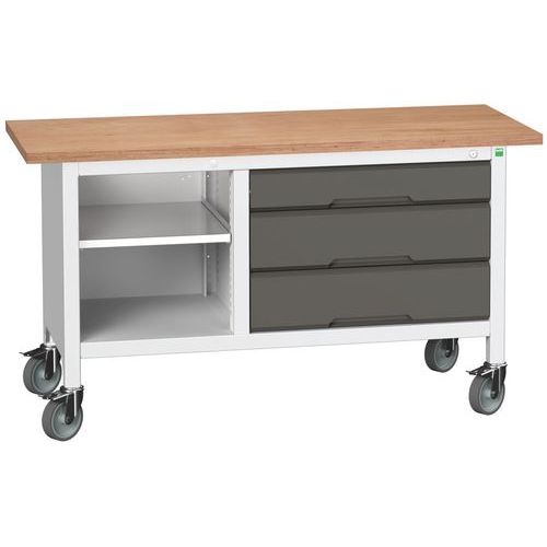 Etabli Monobloc Roulant Verso1500x600 M13 - Bott