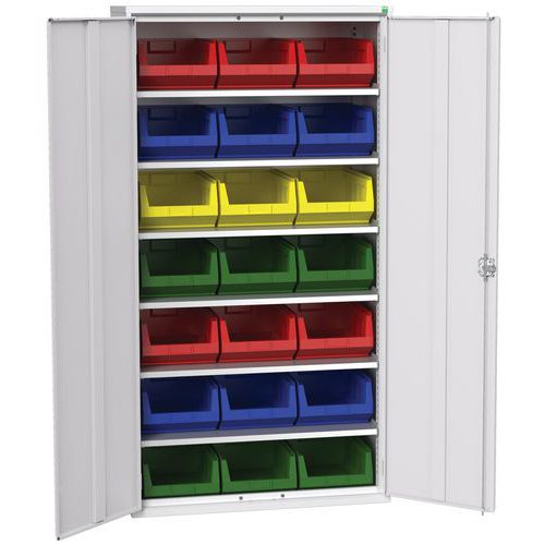 Armoire Verso 1050x550x2000mm 21 bacs - Bott