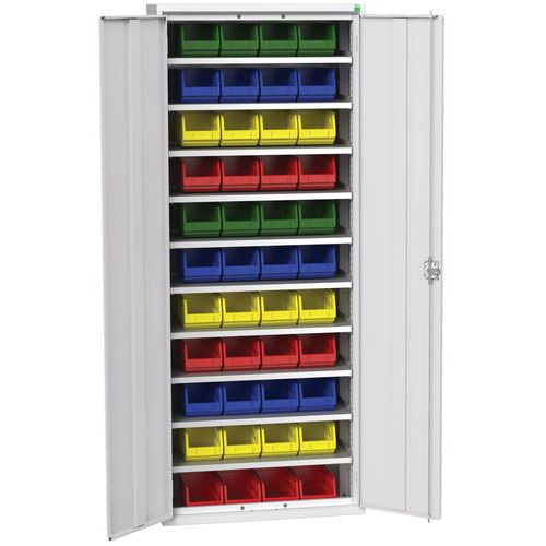 Armoire Verso 800x350x2000mm 44 bacs - Bott
