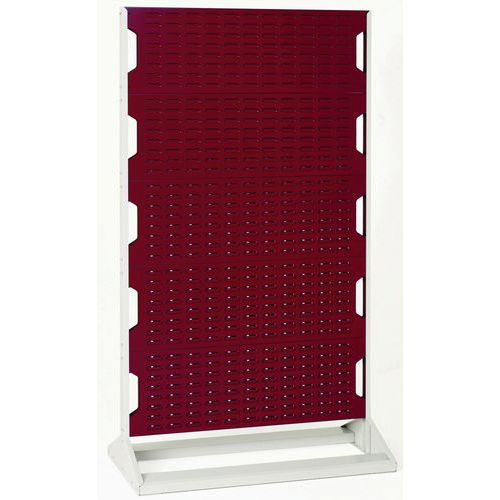 Rack à bacs 1000x550x1450mm - 96 bacs rouges - Bott
