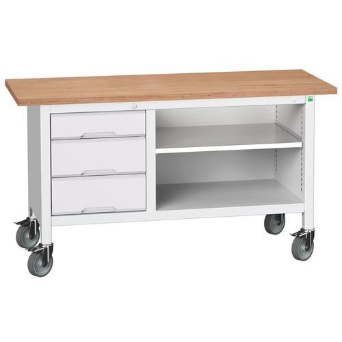 Etabli Monobloc Roulant Verso1500x600 M12 - Bott
