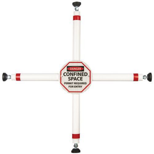 Barrière pour espace confiné