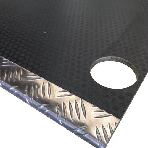 Plancher antidérapant pour véhicule utilitaire