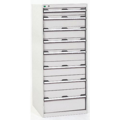 Armoire à 9 tiroirs Cubio - 1600x650mm - Bott