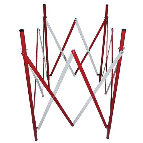 Barrière de chantier extensible carré_Mottez