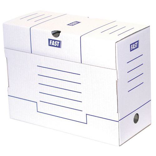 Boîte archives blanche - lot de 25 - Fast Boîte archives blanche - lot de 25 - Fast