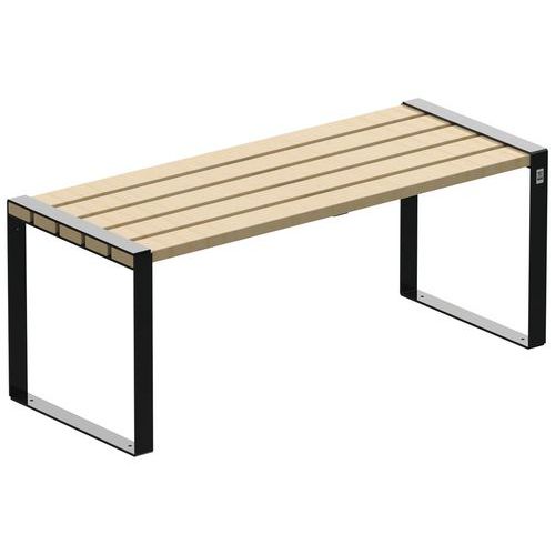 Table Forézien enfant 147 cm bois naturel acier