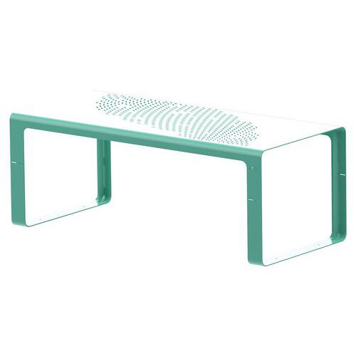 Table Zigzag 69 x 69 cm acier