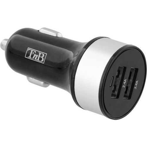 Chargeur allume-cigares 2 ports USB-A 24W finition - T'nB