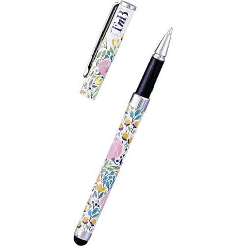 Stylet stylo tactile universel 2 en 1 flowers Exclusiv - T'nB
